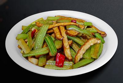 小炒豆干